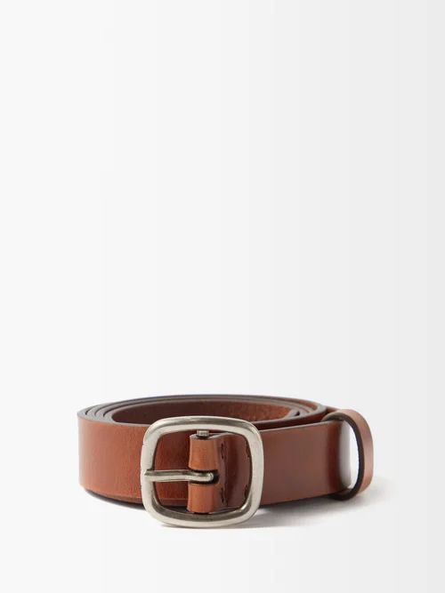 Acne Studios - Leather Belt - Mens - Brown | Matches (US)