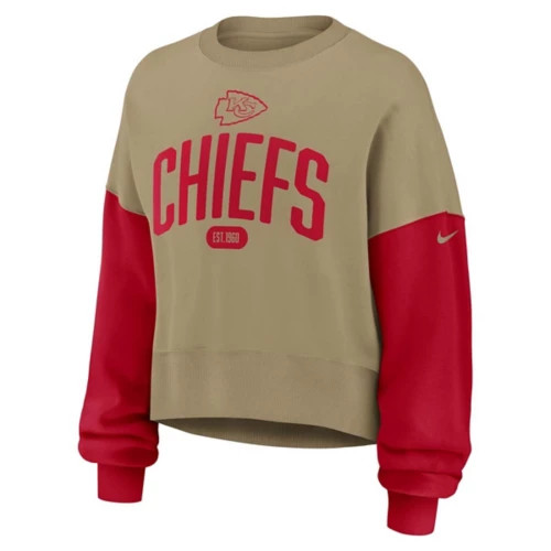 Nike Women's Kansas City Chiefs Rewind Oversized Crewneck | Scheels