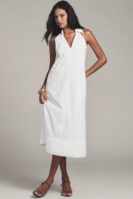 SIMONMILLER Nava Poplin Midi Dress | Anthropologie (US)