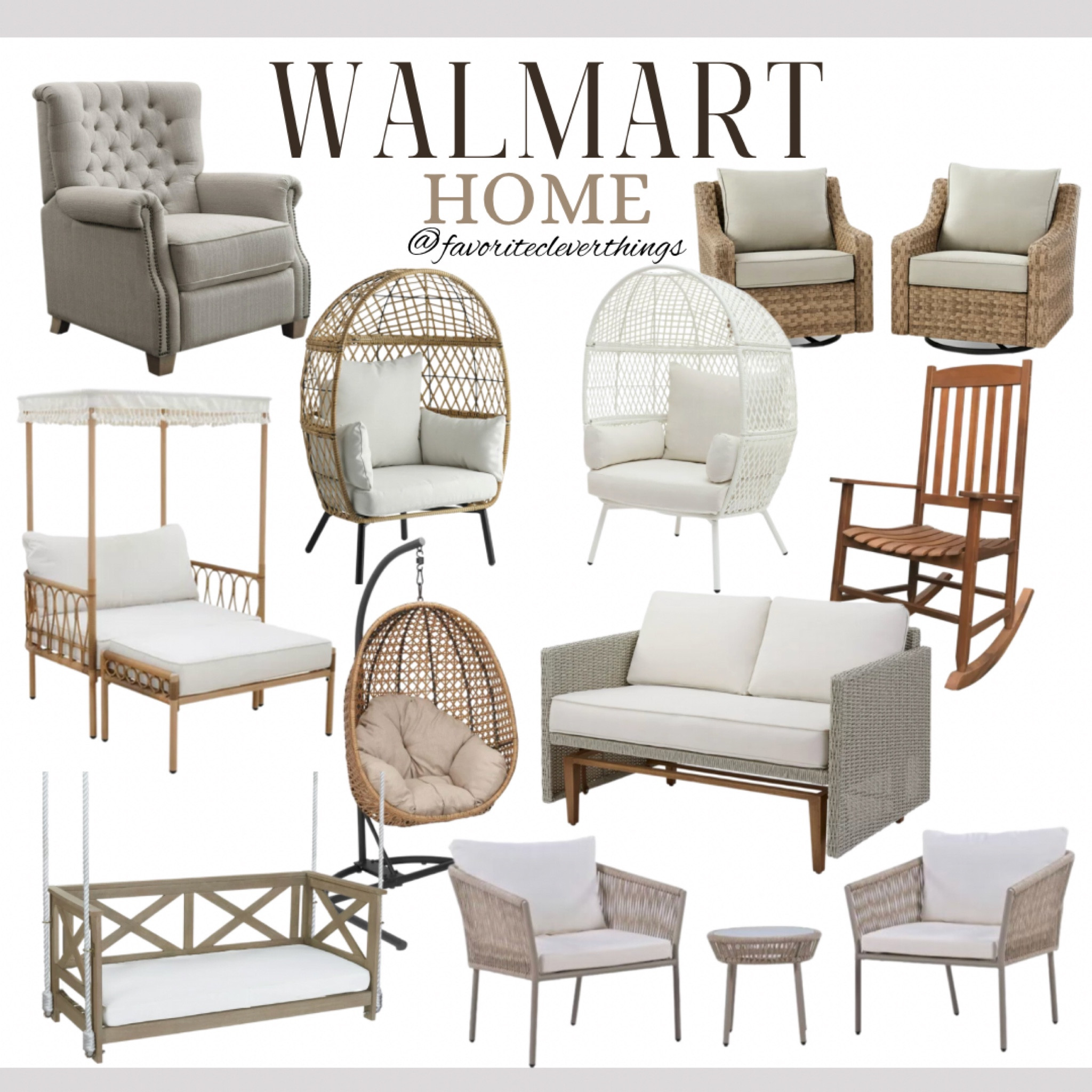 Walmart finds New Arrivals and sale up to 30%off
Outdoor Furniture 
Home Decor
#LTKSeasonal

#LTKsalealert #LTKhome #LTKFind