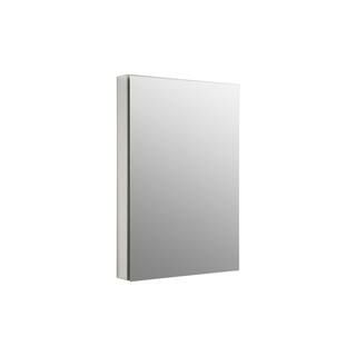 Catalan 24.125 in. x 36 in. Recessed or Surface Mount Medicine Cabinet in Satin Anodized Aluminum | The Home Depot