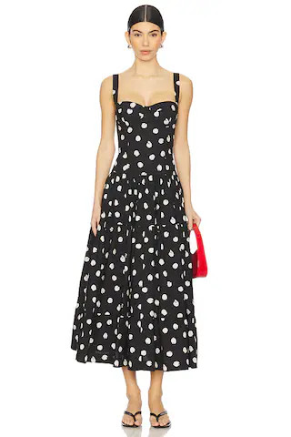 Cara Cara Santiago Dress in Spot Black Egret from Revolve.com | Revolve Clothing (Global)