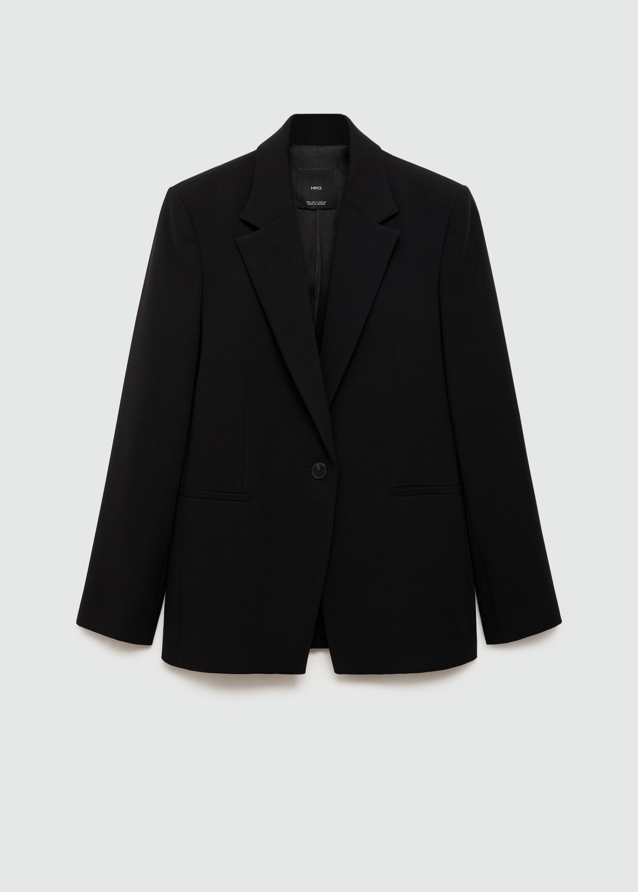 Straight-fit suit blazer - Woman | MANGO USA | MANGO (US)