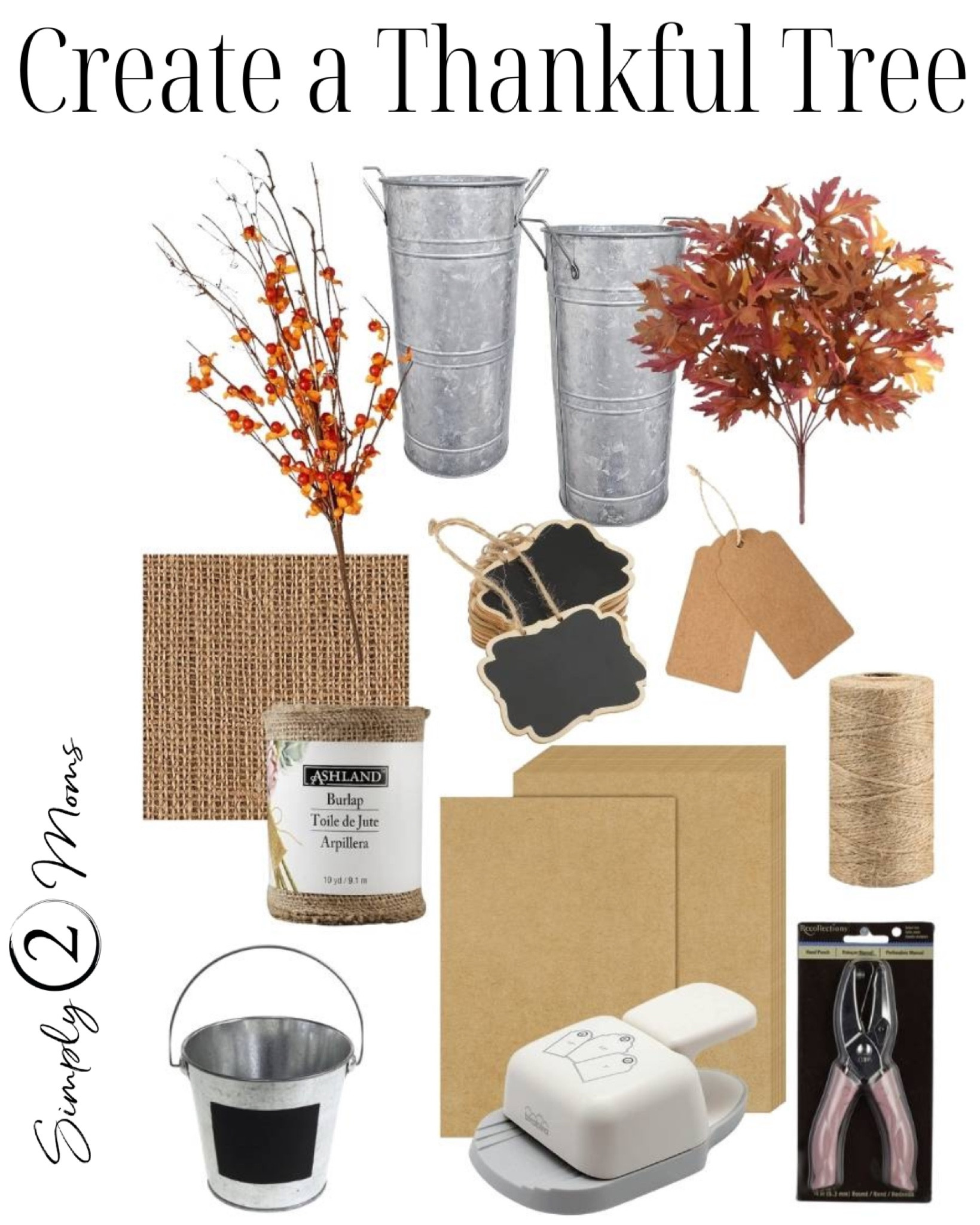 Everything you need to make a simple craft to start a beautiful new family tradition this Thanksgiving. Create a thankful tree for family and friends to write their blessings on tags and hang it on the tree. Faux floral stems fill a galvanized flower bucket. Hand written messages are then hung on the tree. Get all the details on how to make this meaningful DIY project on the blog. 

#LTKhome #LTKSeasonal #LTKHoliday