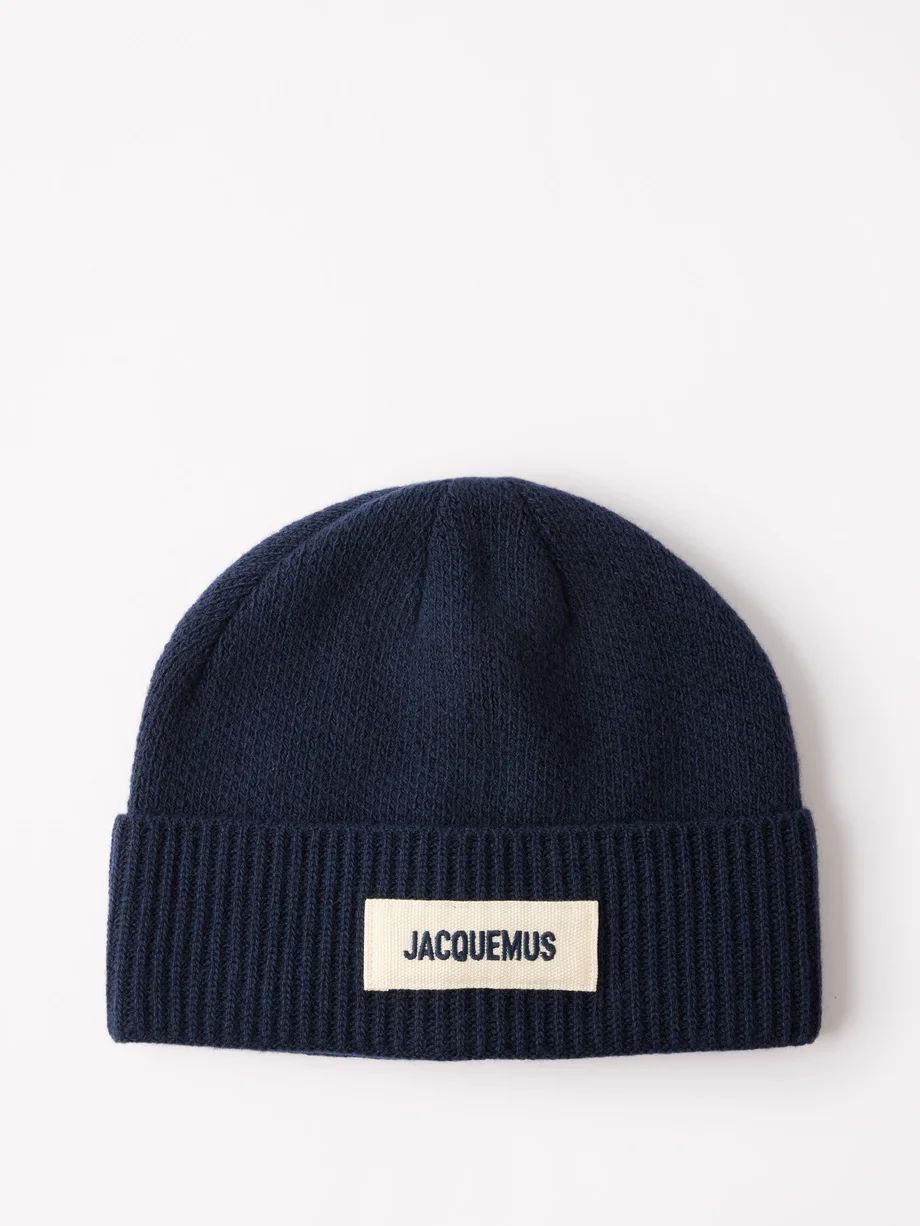 Logo-tab merino beanie | Matches (UK)