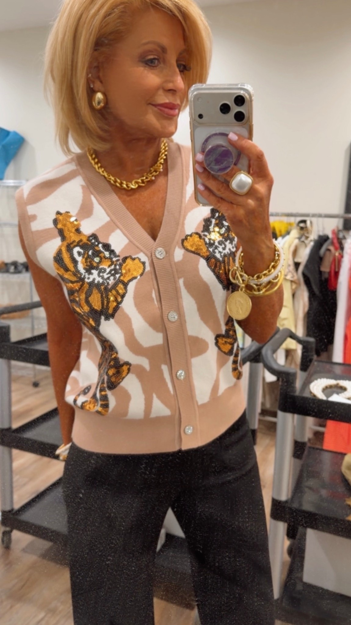 I’m wearing a small in my vest

#LTKootd #LTKOver40 #LTKvlog