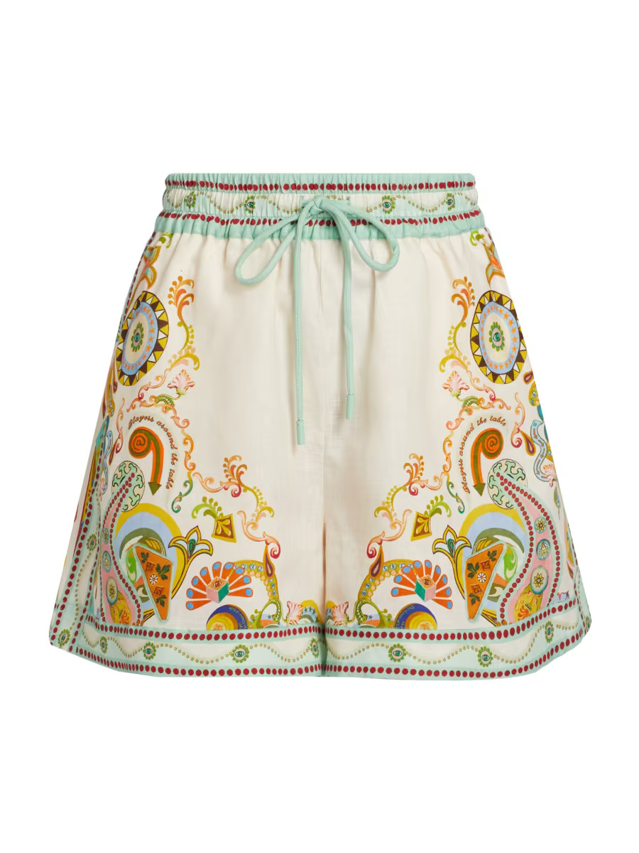 Players Pinball Linen Shorts | Saks Fifth Avenue