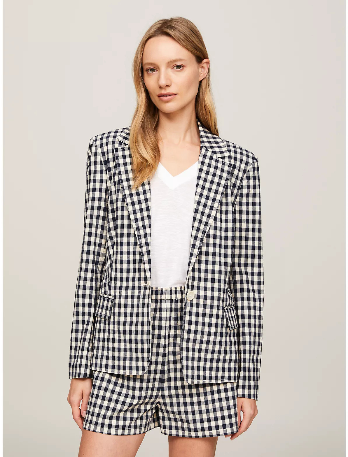 Slim Fit Gingham Check Seersucker Blazer | Tommy Hilfiger | Tommy Hilfiger (US)