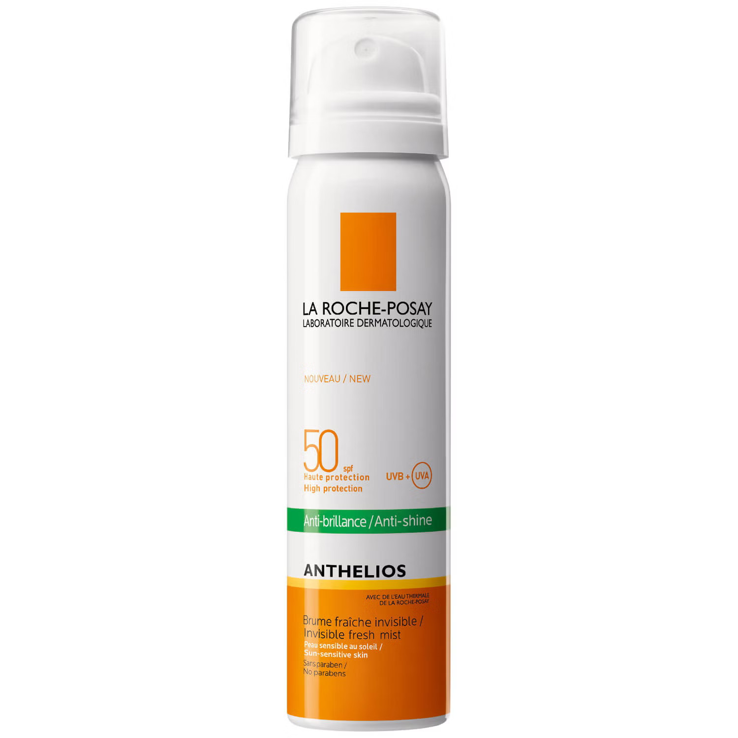 La Roche-Posay Anthelios Anti-Shine Sun Protection Invisible SPF50+ Face Mist 75ml | Look Fantastic (ROW)