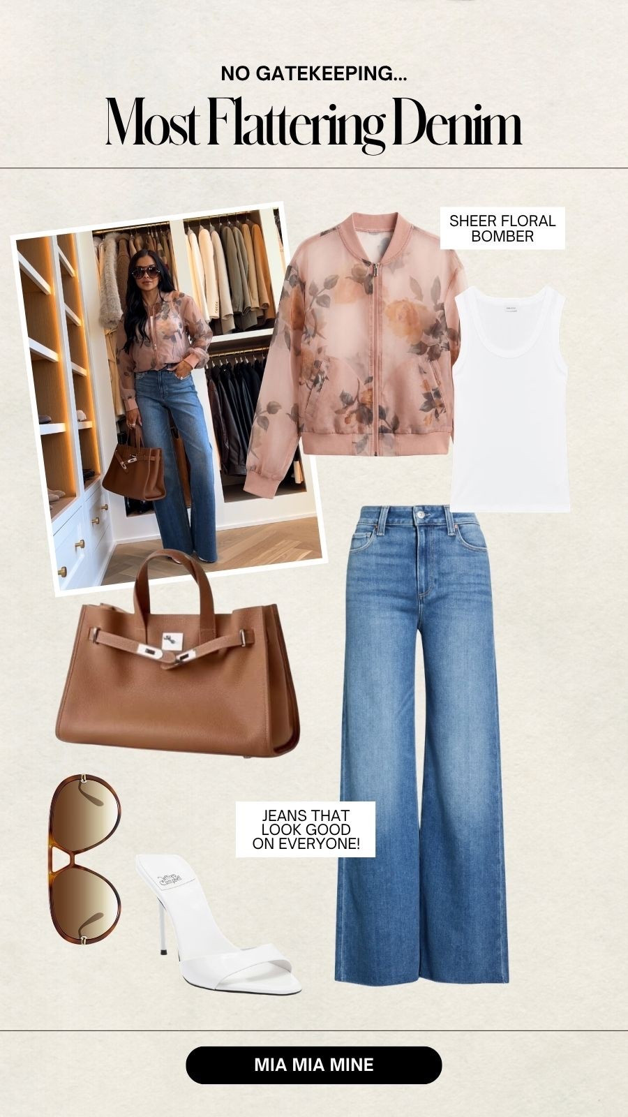 The white leg jeans that make your legs look longer
Paige Anessa raw hem jeans wearing a 24 - run TTS
Anthropologie floral jacket wearing an XS
Hermes inspired bag 
Amazon sunglasses
Date night outfit idea / cute spring outfit / mom outfit 



#LTKmomlife #LTKOver40 #LTKootd