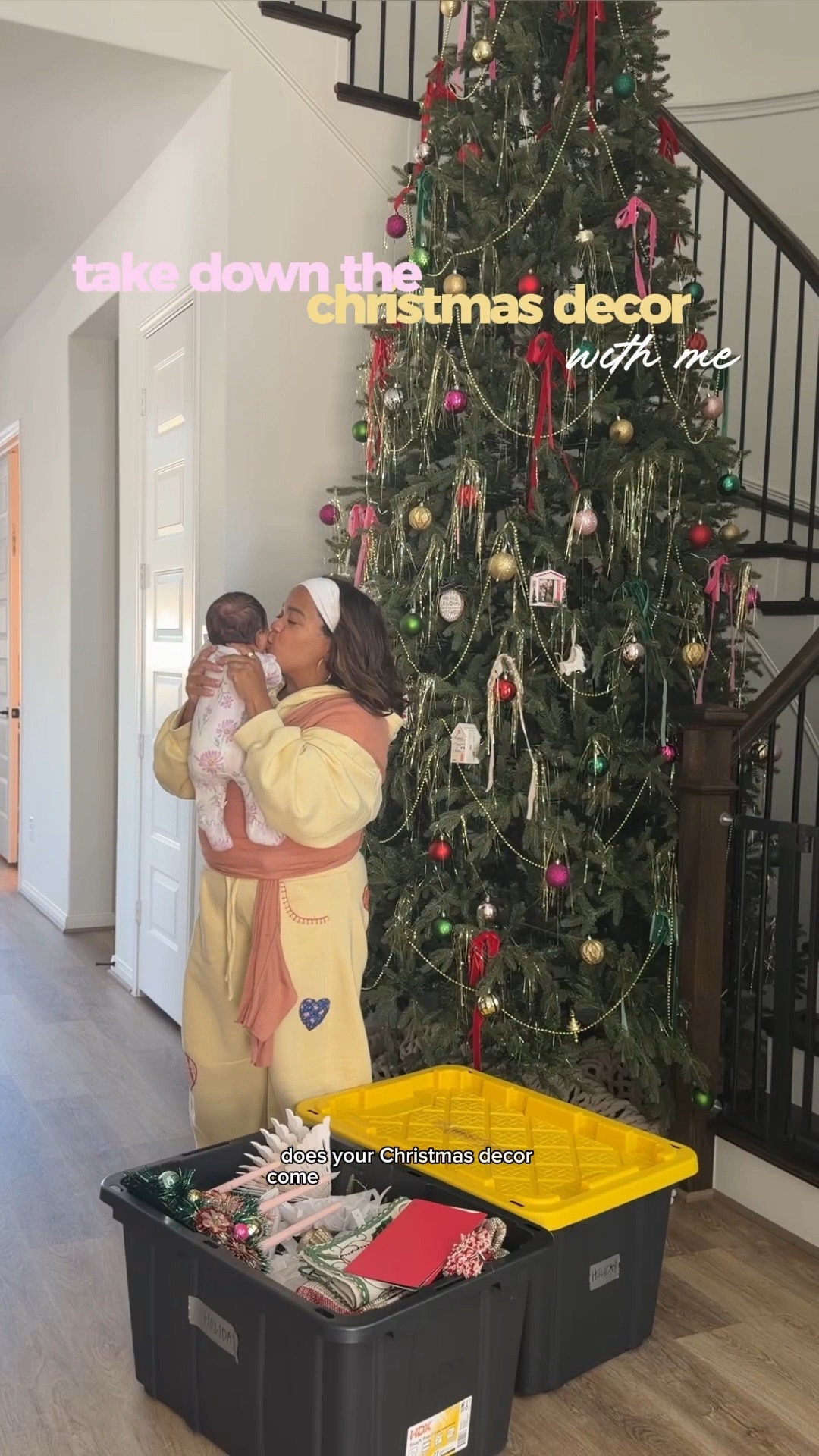 GOODBYE CHRISTMAS: packing up Christmas and these are some of our favorite storage containers for the garage, ornaments, wreaths and our trees!

#LTKHome #LTKFindsUnder100 #LTKHoliday