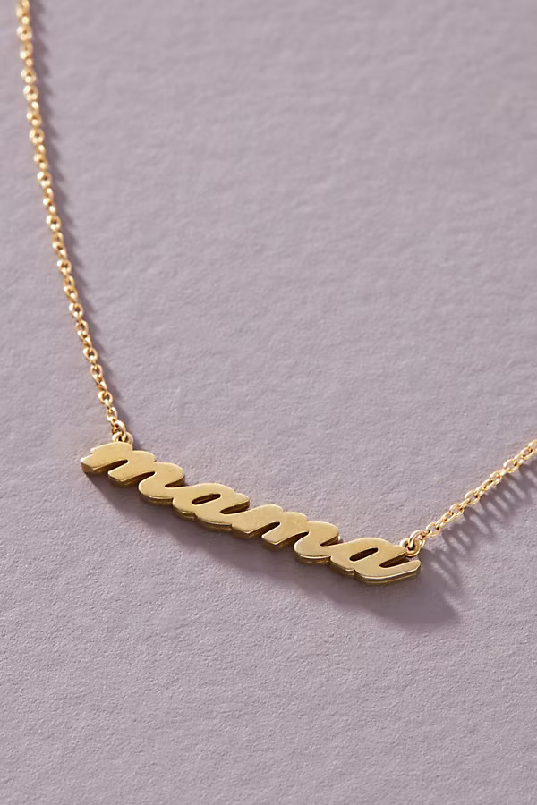 Mama Monogram Necklace | Anthropologie (US)