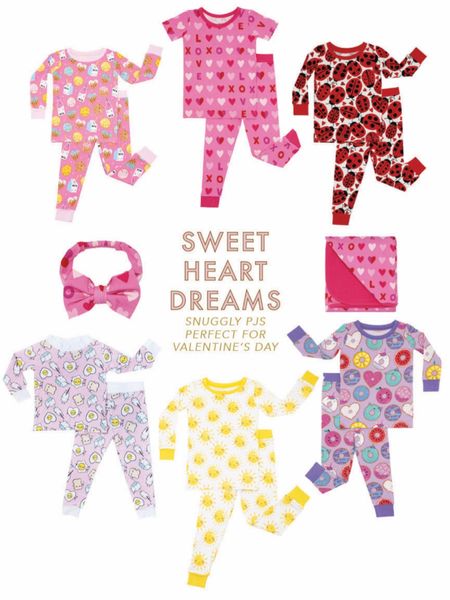 I really love the valentine pajamas from Little Sleepies, and also some of the other happy pink options, too! I love that the kid sizes go up to size 16 - so great for bigger siblings, and adults can match, too! 

#LTKkids #LTKfamily #LTKSeasonal