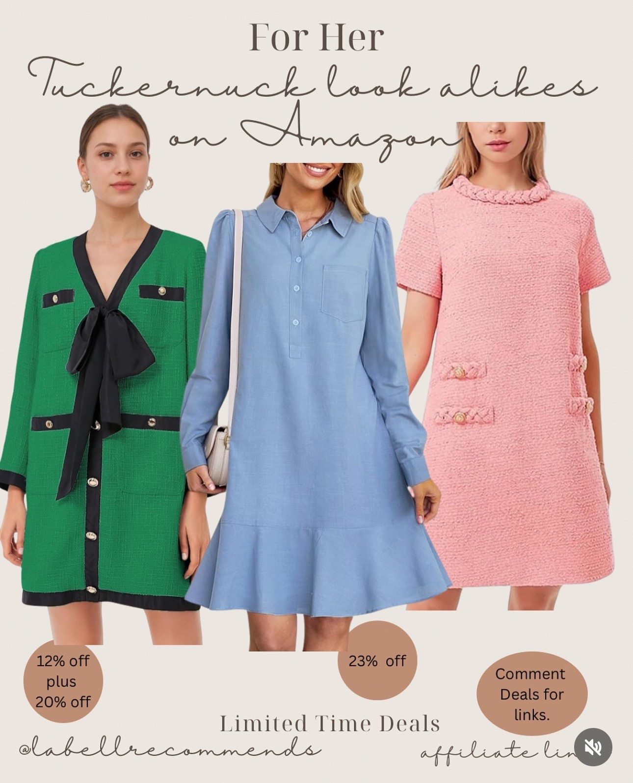 Tuckernuck dress look alike-looks for less

Look for less, Tuckernuck look alike, spring fashion, spring dresses, dresses

#LTKFindsUnder50 #LTKSaleAlert