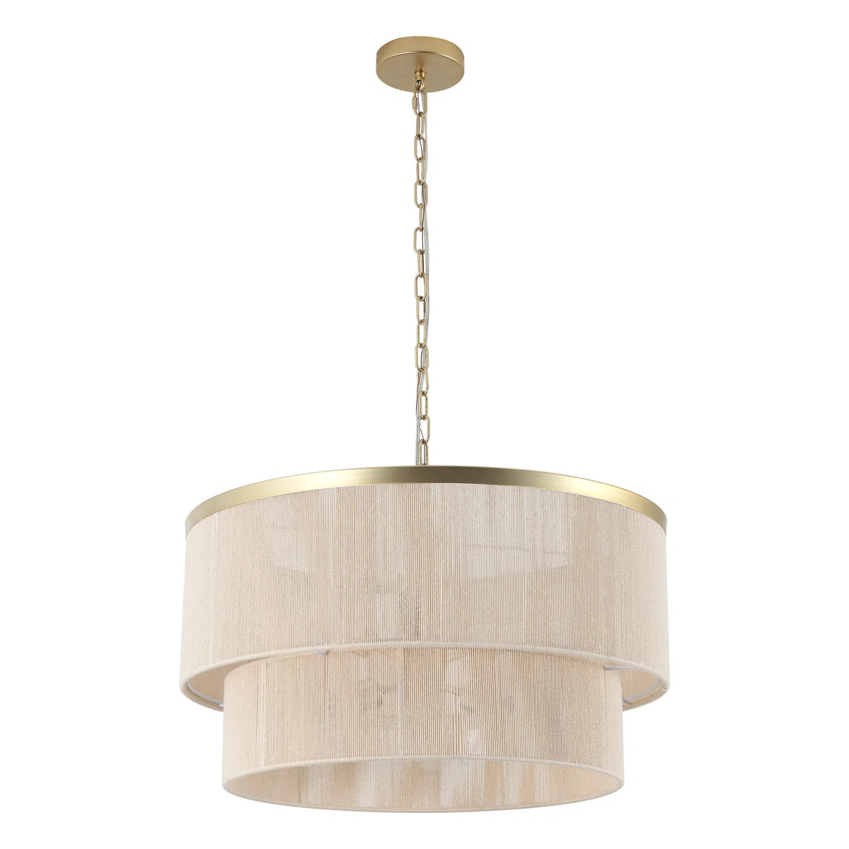 24" 6-Light Dimmable Drum Chandelier | Wayfair North America