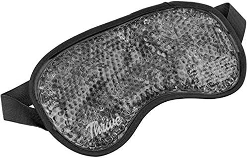 Eye Mask (Black) - Gel Beads Hot/Cold Pack - Fabric Back - Innovative Reusable Gel Beads Provides... | Amazon (US)