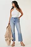 MOTHER The Hustler Ultra High-Rise Ankle Fray Crop Jeans | Anthropologie (US)