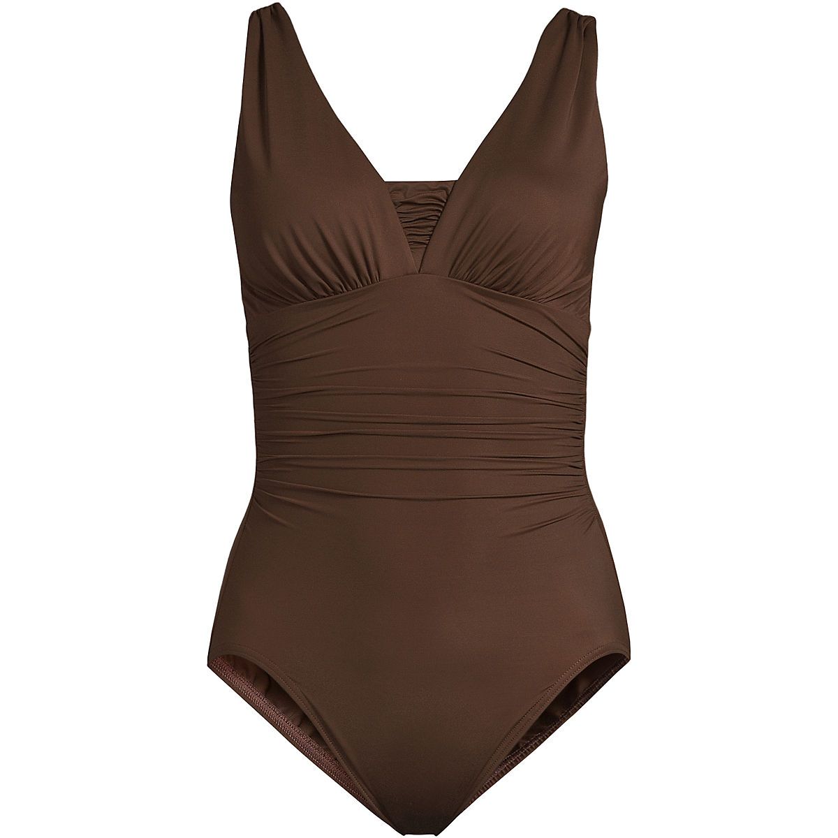 Women's SlenderSuit Grecian Tummy Control Chlorine Resistant One Piece Swimsuit | Lands' End (US)