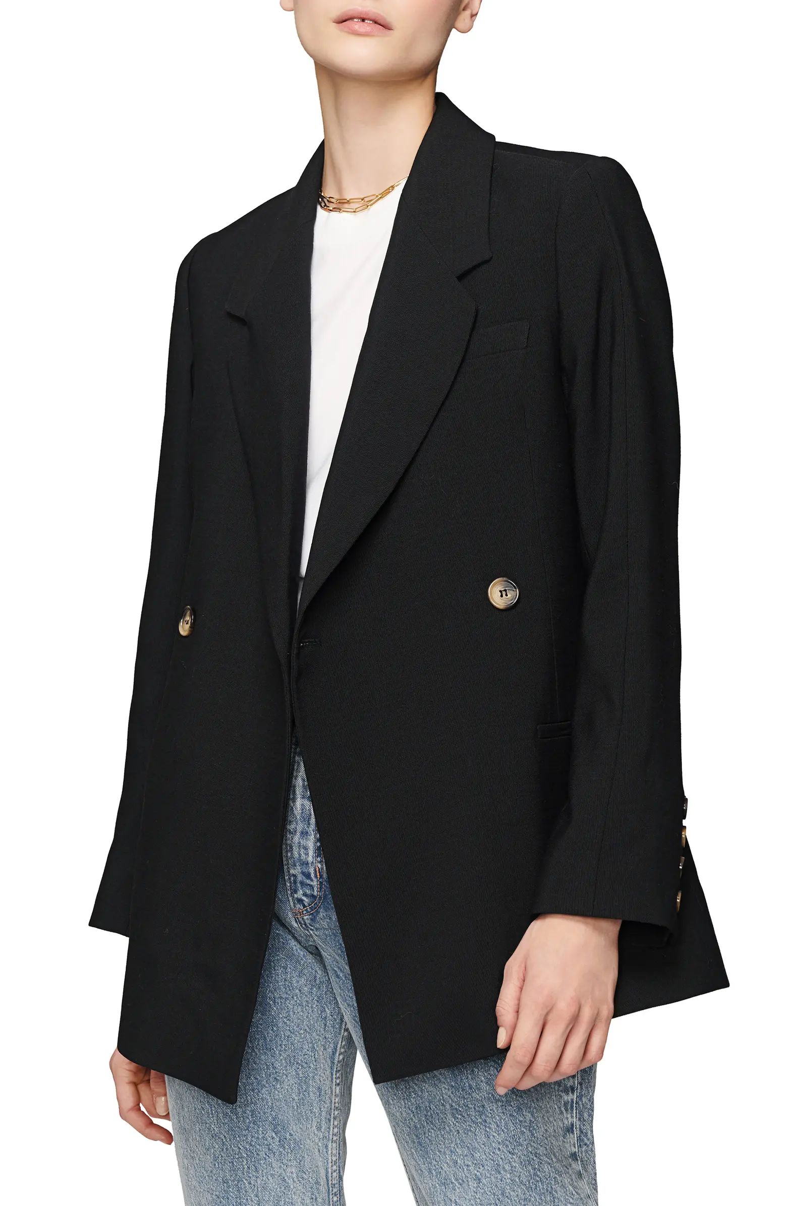 Kaia Double Breasted Knit Blazer | Nordstrom