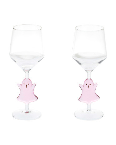 2pk Figural Ghost Wine Glasses | Halloween | Marshalls | Marshalls