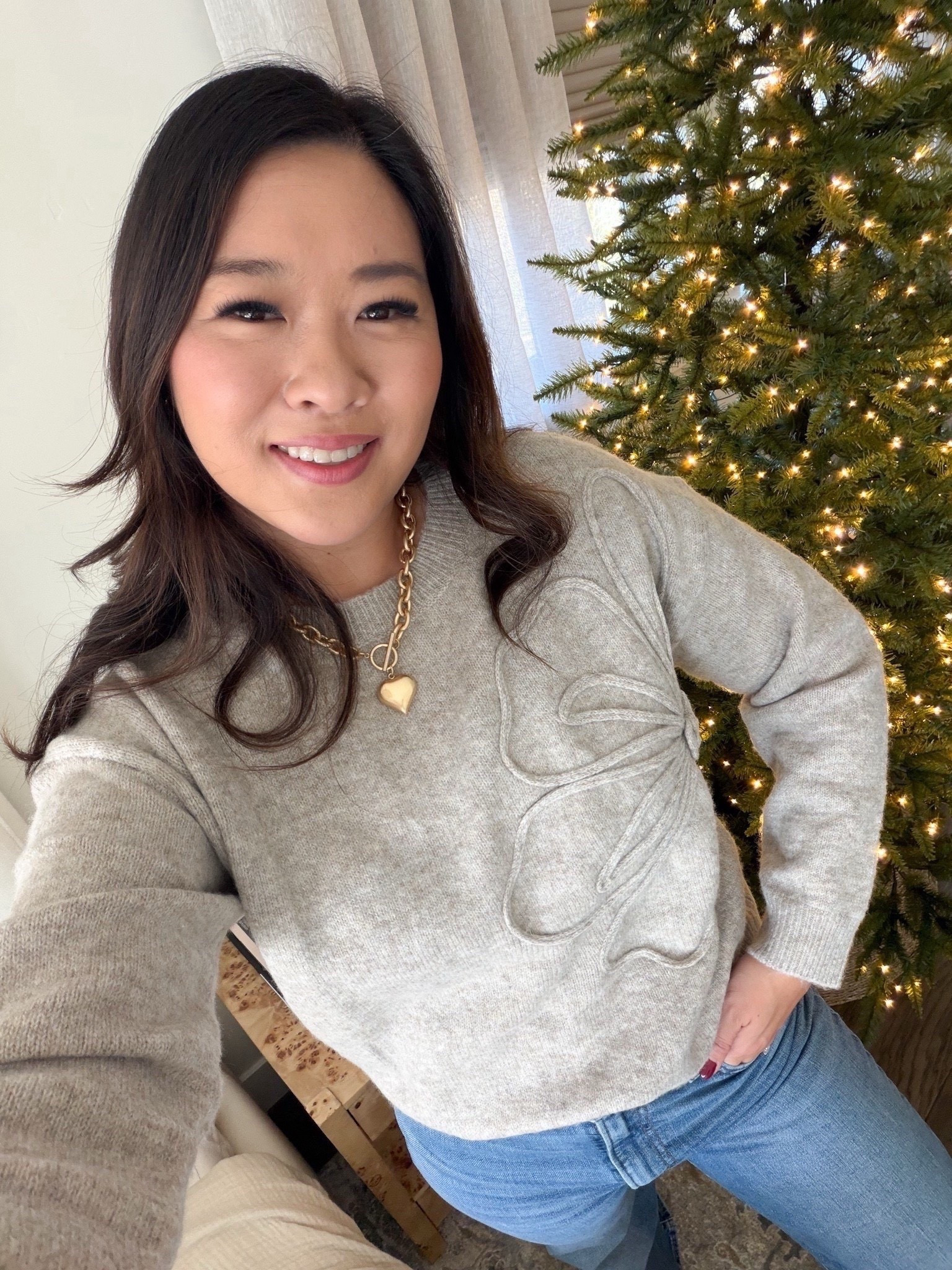 Anthro look for less sweater from Amazon: Medium
Heart necklace

amazon fashion, women’s sweaters, cozy sweater, women’s fashion, mom style, cozy style 

#LTKootd #LTKHoliday #LTKSeasonal