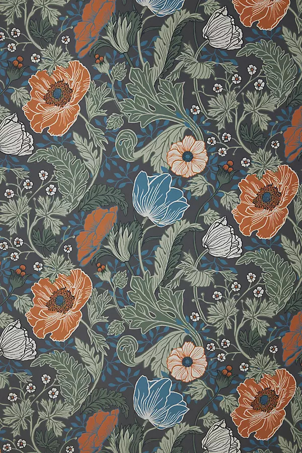 Anemone Wallpaper By Anthropologie in Assorted | Anthropologie (US)
