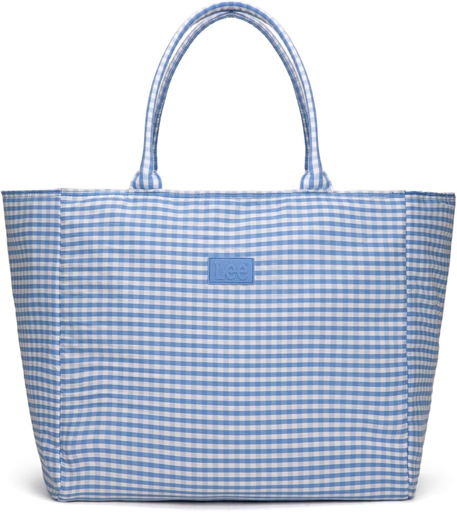 Montana West x Lee Extra Large Soft Cotton Tote Bag for Women Thick Lightweight Shoulder Bag Reus... | Amazon (US)