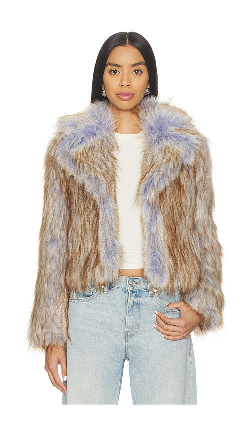 Unreal Fur Harmony Jacket in Purple Coyote. Size S | Revolve Clothing (Global)