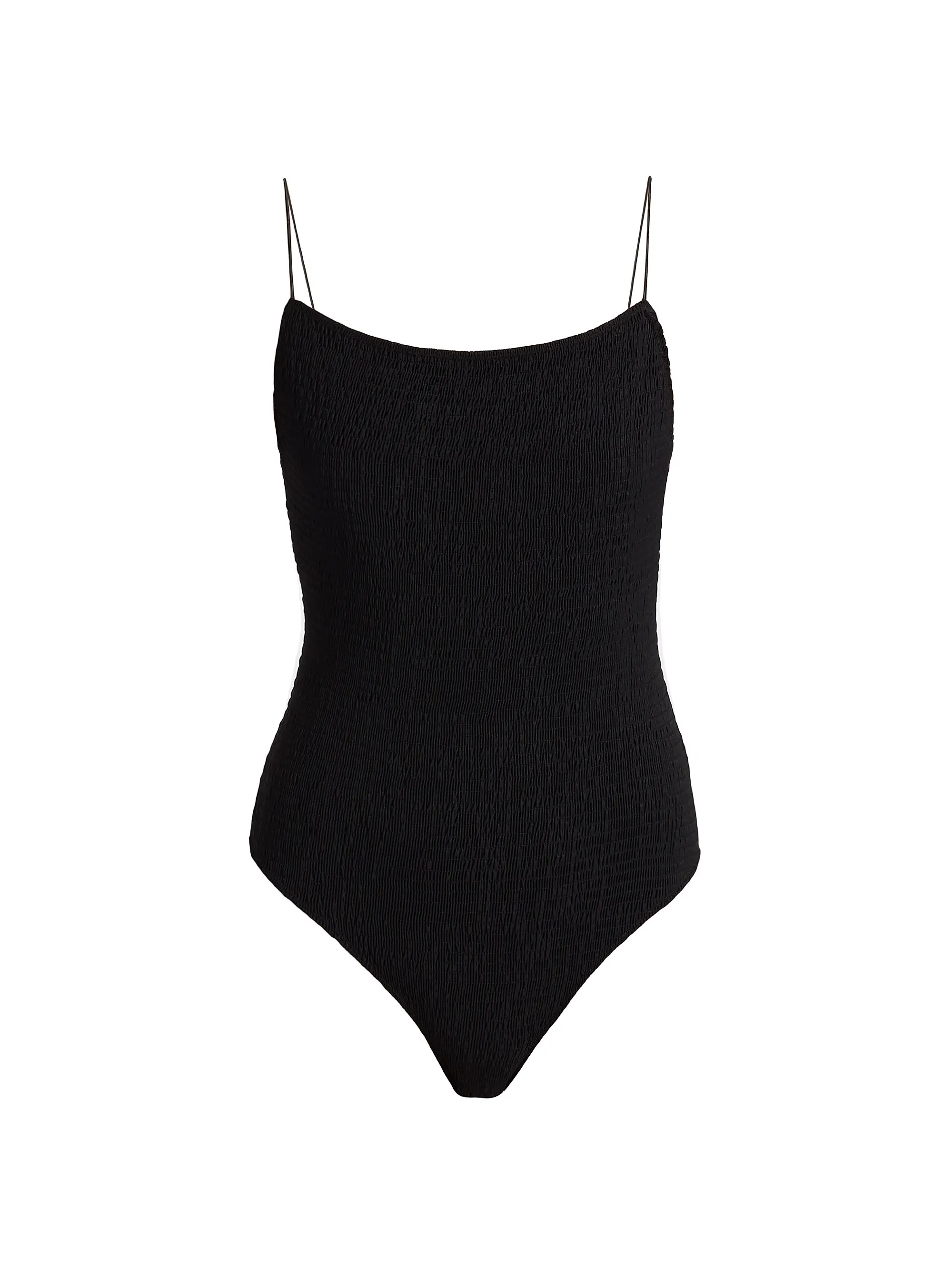 Smocked One-Piece Swimsuit | Saks Fifth Avenue