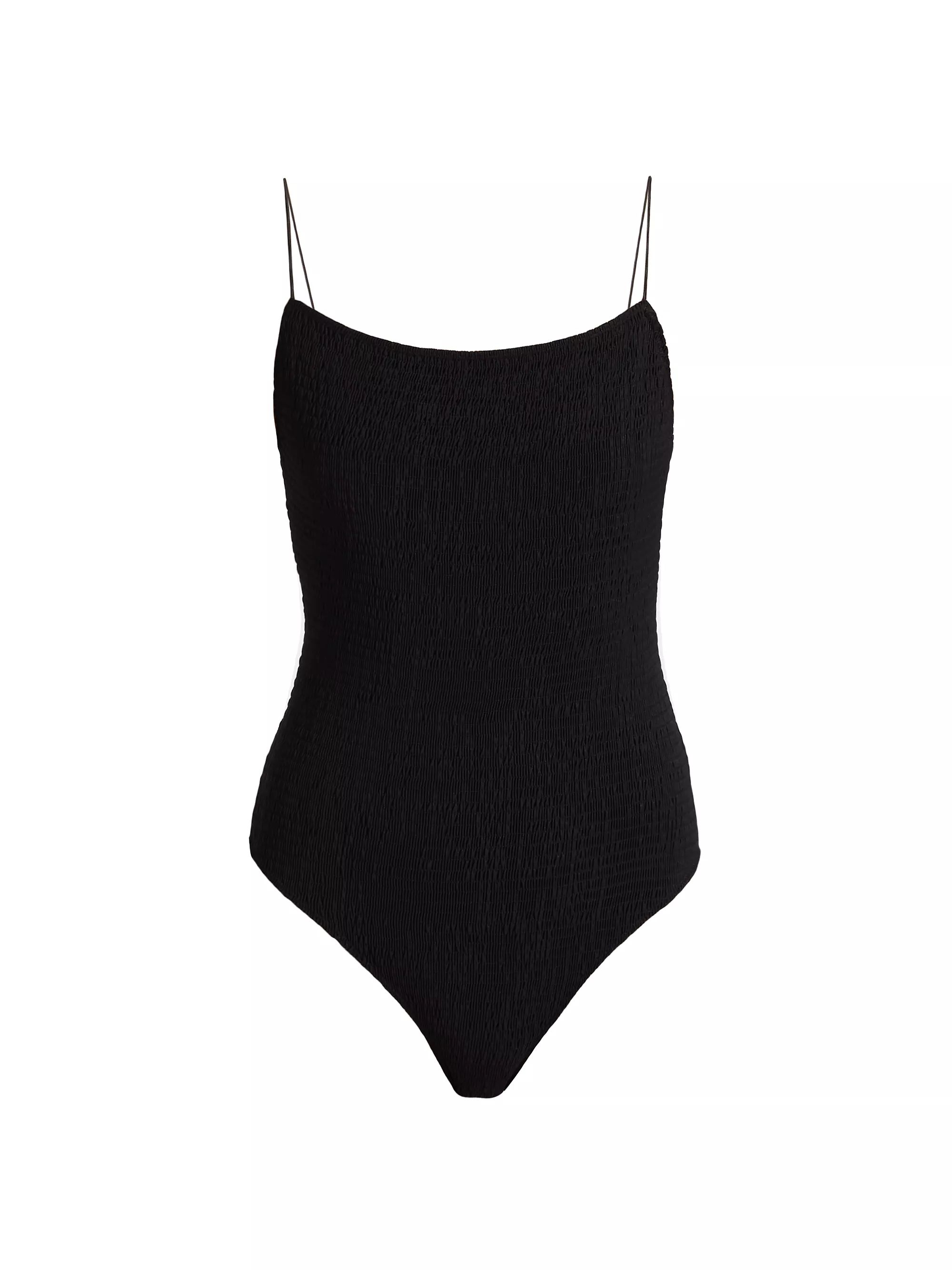 Smocked One-Piece Swimsuit | Saks Fifth Avenue