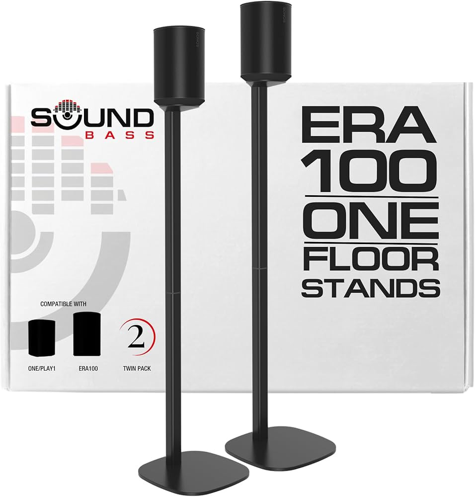 ERA100 Floor Stand, Twin (2pcs), Compatible with Sonos ERA 100, Sonos One or Play 1 Speakers, Acc... | Amazon (UK)