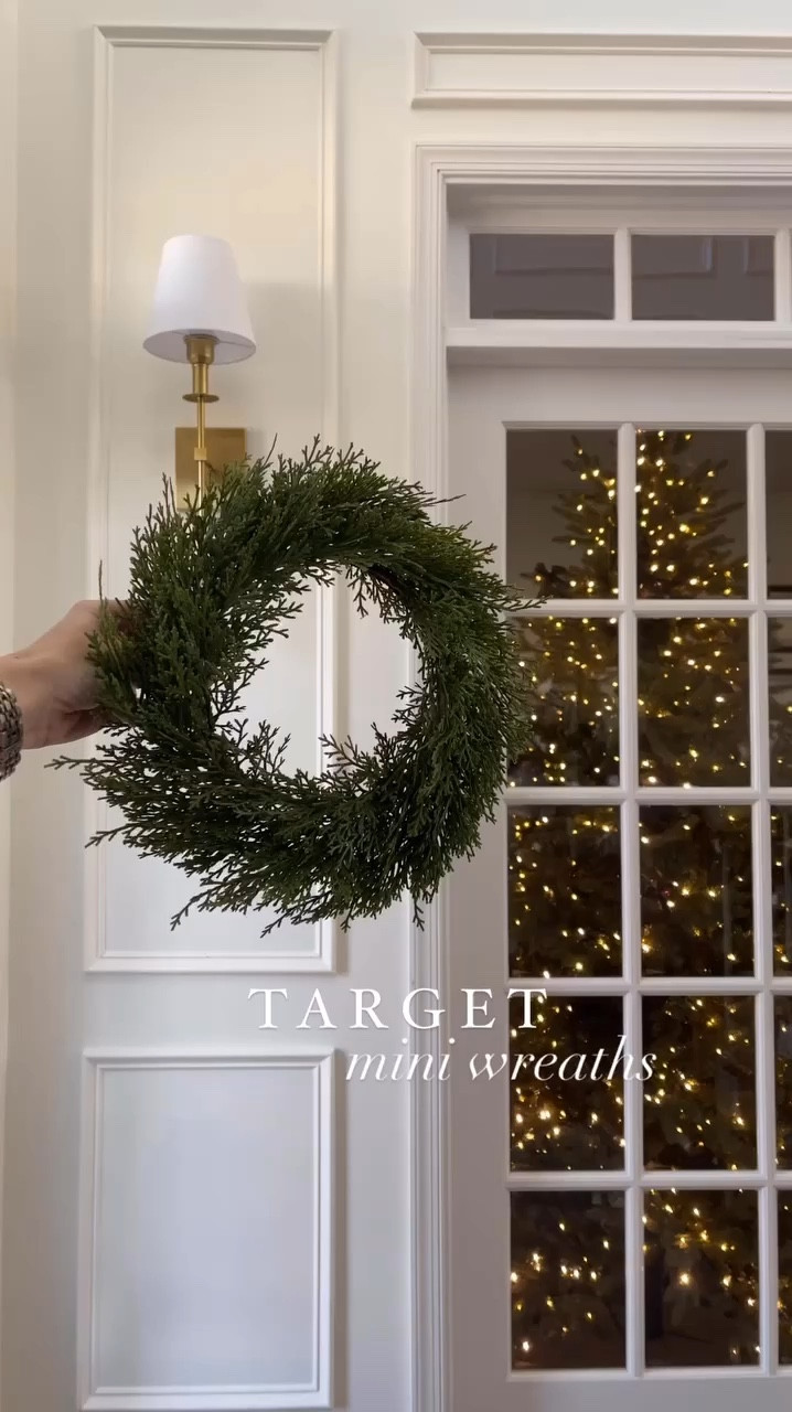 Affordable target mini wreaths by hearth and hand. So good!! 

#LTKSeasonal #LTKHome #LTKHoliday