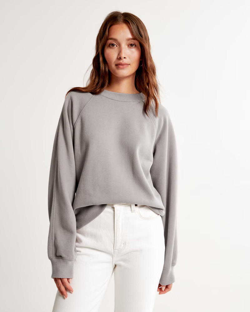 Essential Raglan Classic Sunday Crew | Abercrombie & Fitch (US)