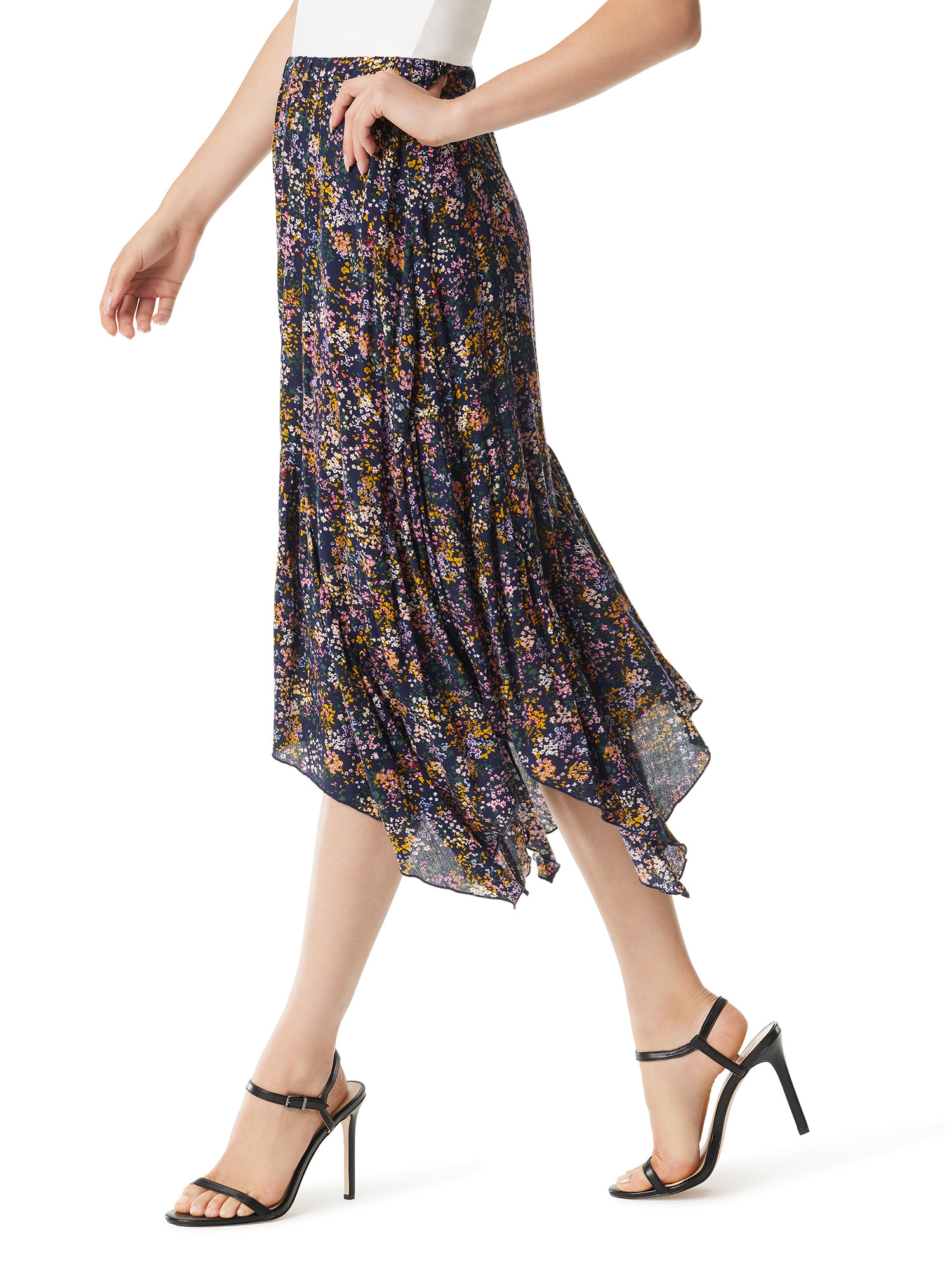 Jessica Simpson Women's and Women's Plus Margot Handkerchief Skirt | Walmart (US)