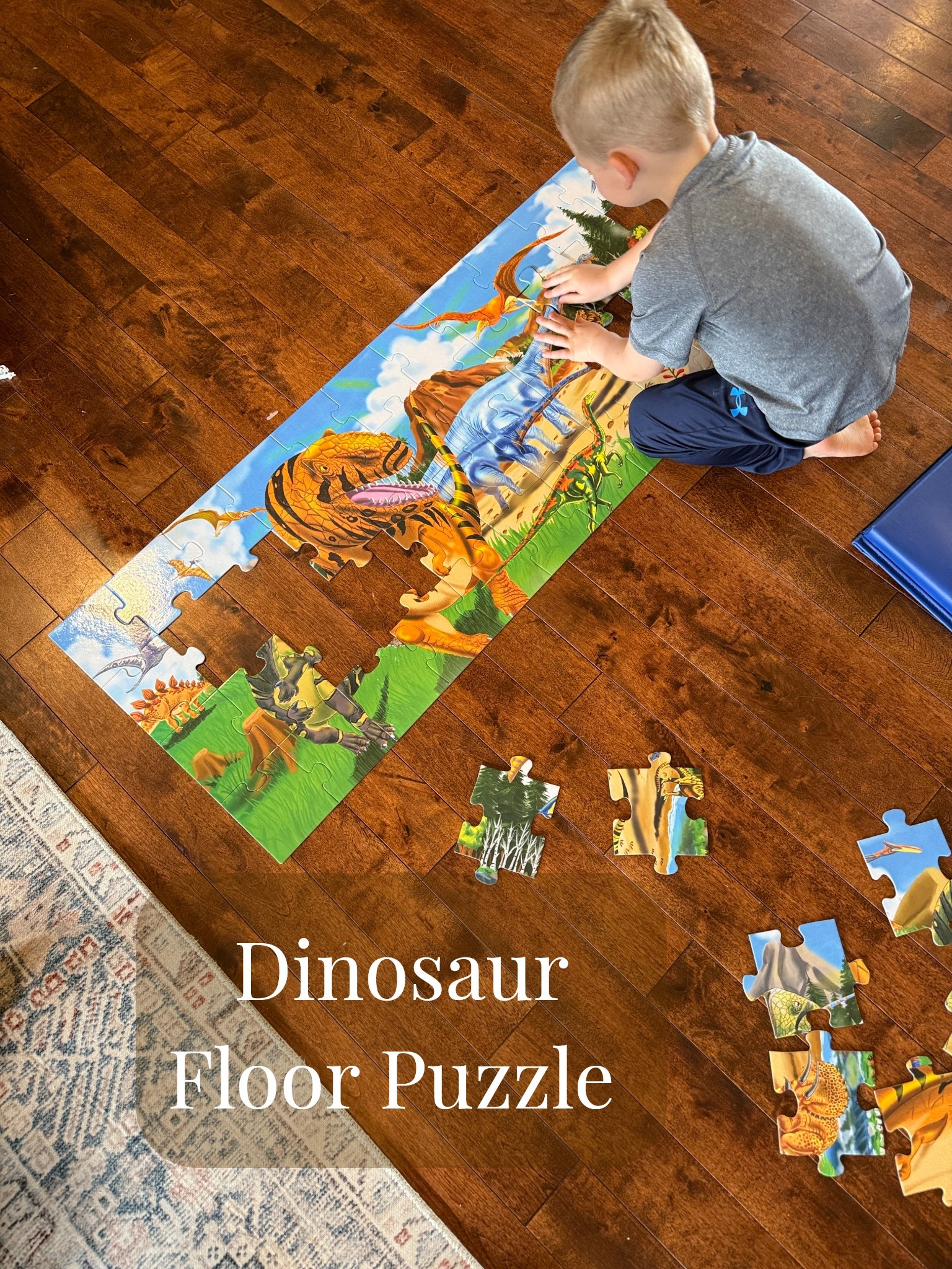 Floor Puzzles are a BIG hit around here 🦕🦖

#LTKKids