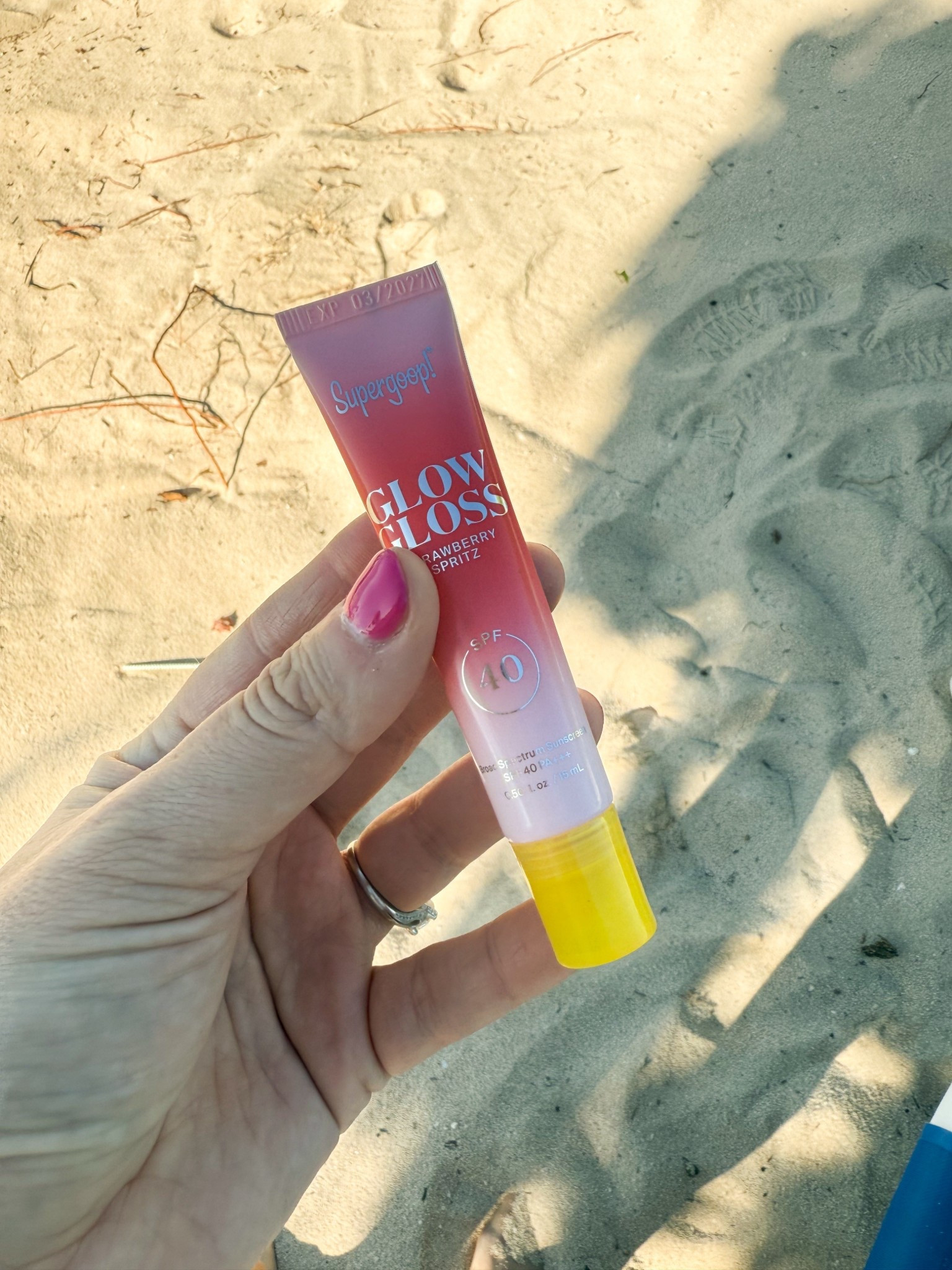 Another vacation and summer staple! This lipgloss has SPF in it and is the best secret weapon!  I have one in every bag and it works SO well 🙌🏻

#LTKSeasonal #LTKFindsUnder50 #LTKBeauty