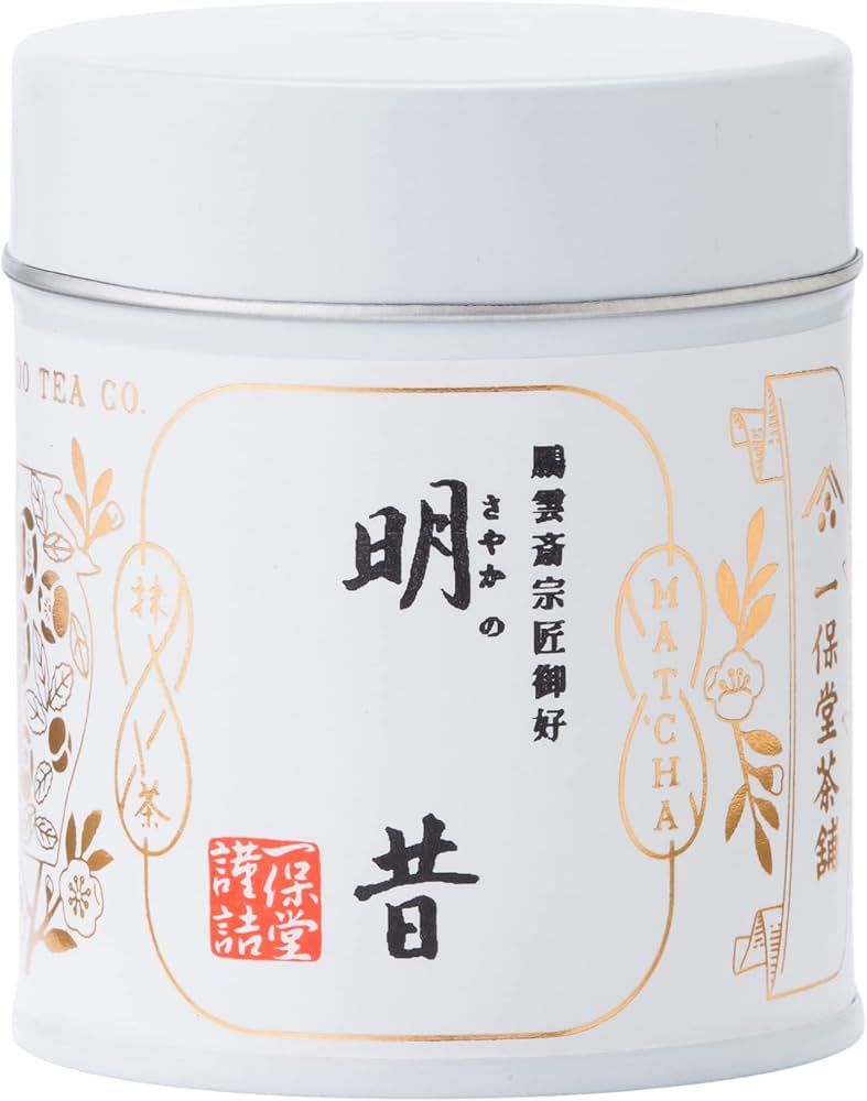 Ippodo Tea (Kyoto Since 1717) Sayaka - Rich Matcha (40g Can) | Amazon (US)