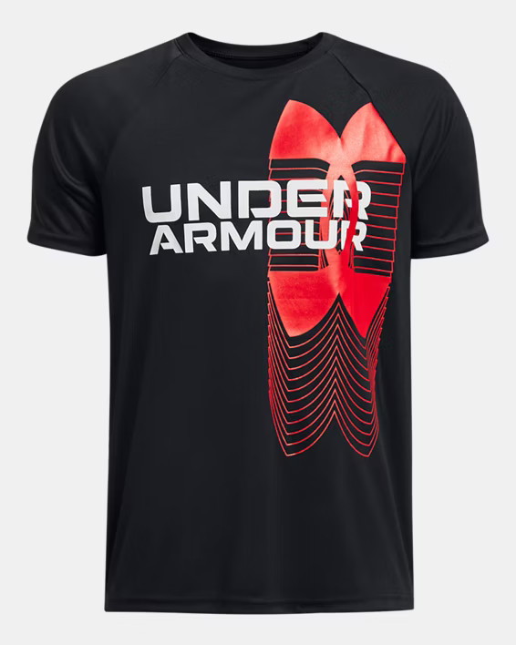 Boys' UA Velocity Split Logo Short Sleeve | Under Armour | Under Armour (US)