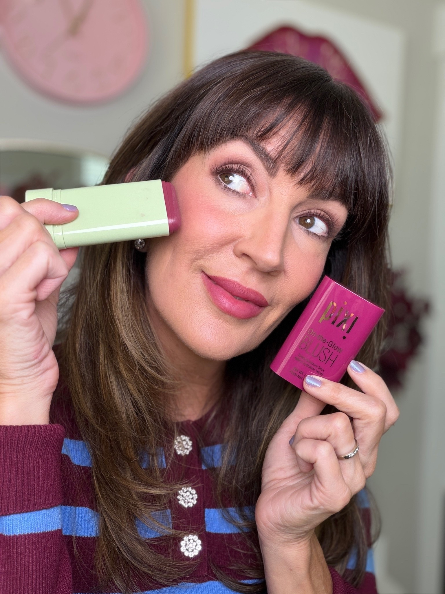 Seriously the best affordable BLUSH BALMS that give just the right amount of hydrating cheek tints. Shade : cassis

#LTKgrwm #LTKOver40 #LTKBeauty