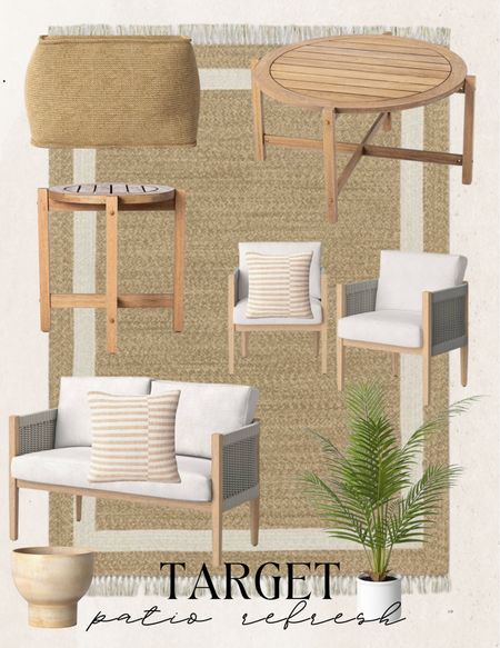 Target spring patio refresh. Budget friendly furniture finds. For every budget. Organic modern, traditional, mid century modern, boho chic, coastal home. Amazon home finds, modern farmhouse style, budget decor, splurge or save favorites.

#LTKFind #LTKstyletip #LTKSeasonal