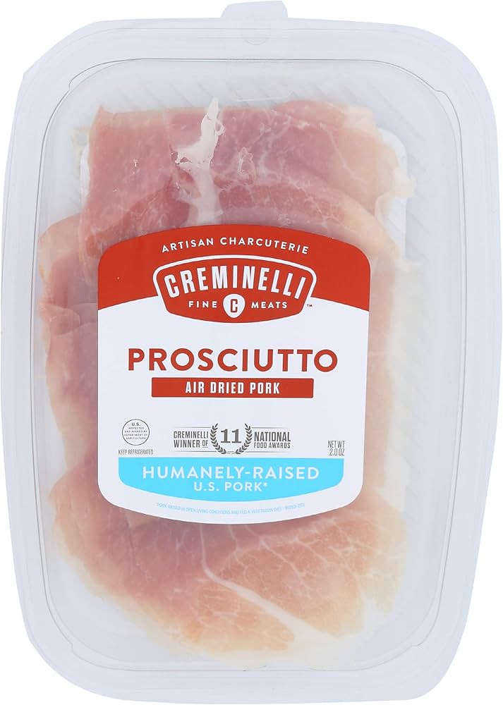 Creminelli - Italian Artisan Handcrafted Fine Meats, Sliced Prosciutto Salami, 2.0 Ounce | Amazon (US)