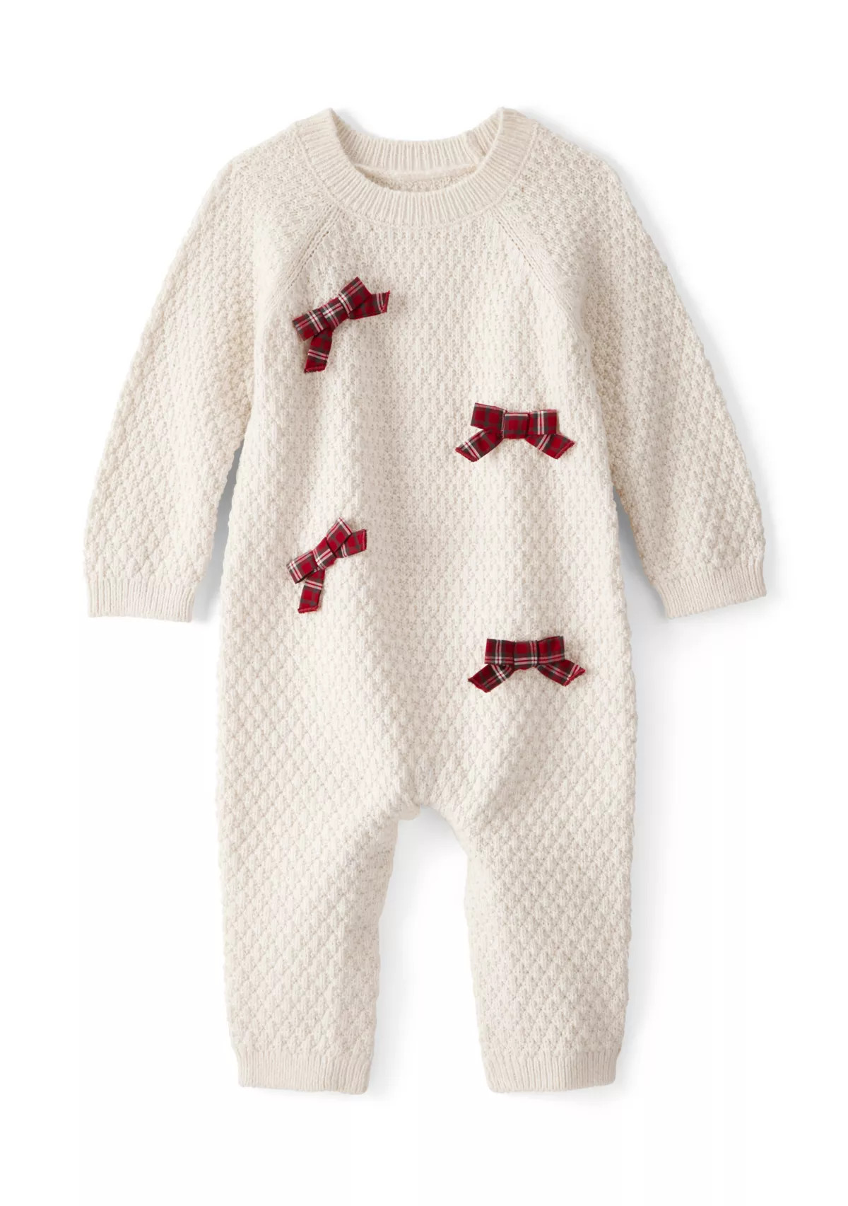 Carter's®Baby Girls Bow Appliqué Footie Pajamas | Belk