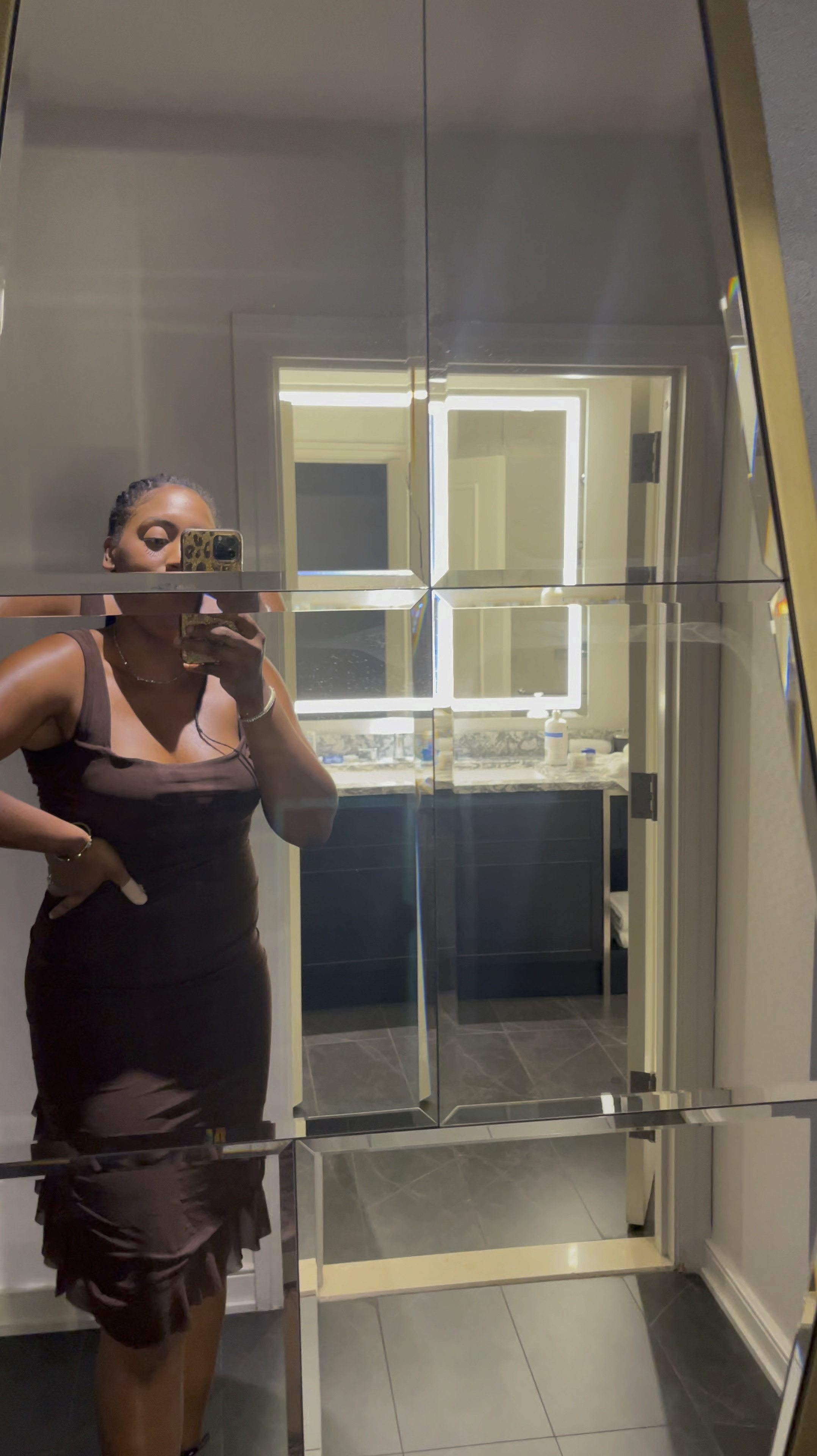 We love a date night dress! I m wear the chocolate brown, it comes in two other colors! I am also wearing it backwards because I loved it that way ! Cute for date night and a wedding guest. 

#LTKParties #LTKSummerSales #LTKWedding