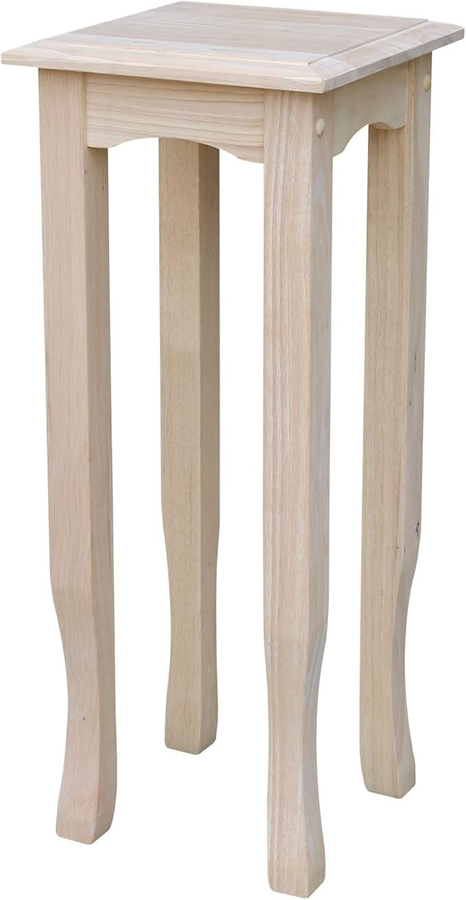 International Concepts 30-Inch Tea Table, Unfinished | Amazon (US)