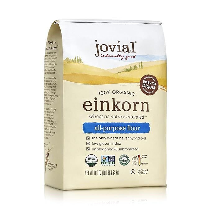 Jovial 100% Organic Einkorn All-Purpose Flour, 10 Pounds | Amazon (US)