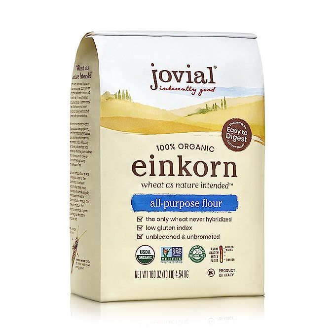 Jovial 100% Organic Einkorn All-Purpose Flour, 10 Pounds | Amazon (US)