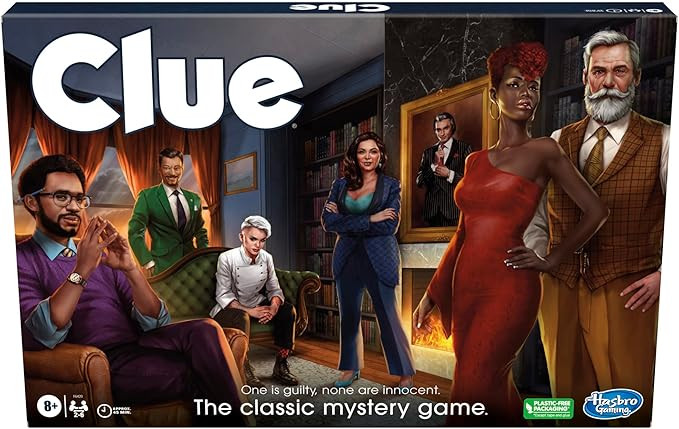 Clue Board Game for Ages 8 and Up, Reimagined Clue Game for 2-6 Players, Mystery, Detective, Fami... | Amazon (US)