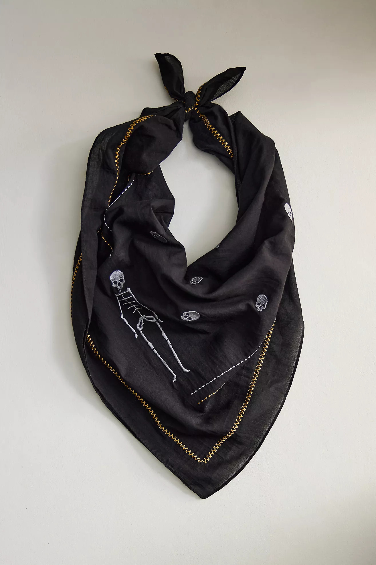 Terrain Embroidered Skeleton Bandana | Anthropologie (US)