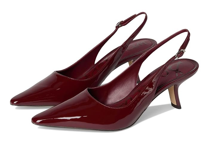 Sam Edelman Bianka Sling Slingback Shoes Women's Dress Sandals Spiced Pecan : 8.5 M, Synthetic | Zappos.com