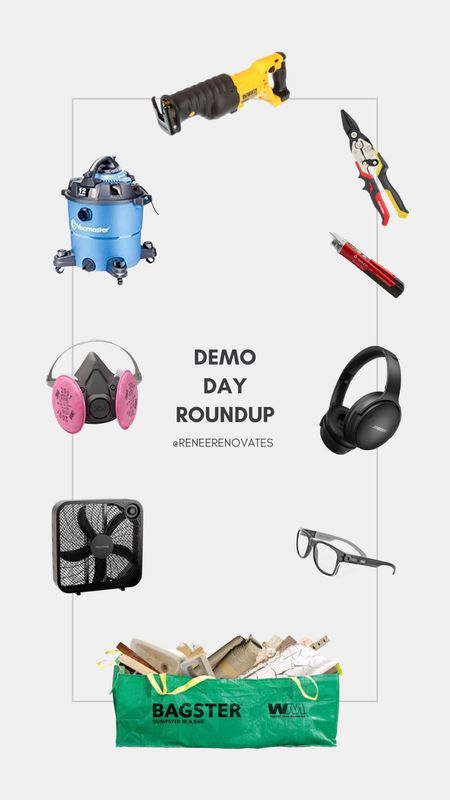 Everything you need to have a safe and low-dust demo day! 💥 I used all of these when demoing my kitchen, and they’re lifesavers 💪

#LTKunder50 #LTKhome #LTKFind